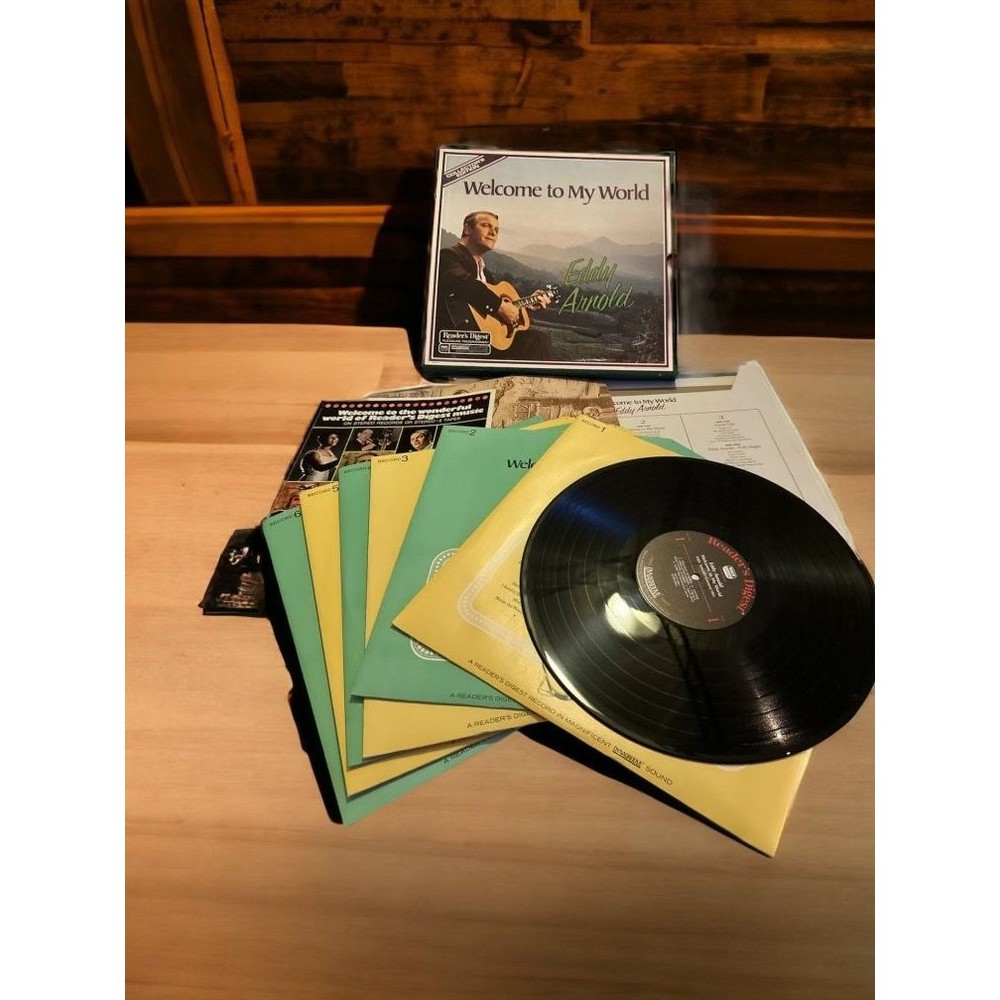 Eddy Arnold Welcome To My World Collectors Edition 1975 Vinyl Box Readers Digest